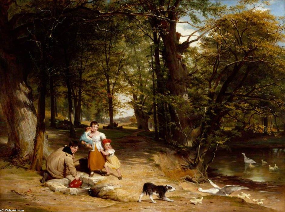 Landscape With Figures — William Frederick Witherington