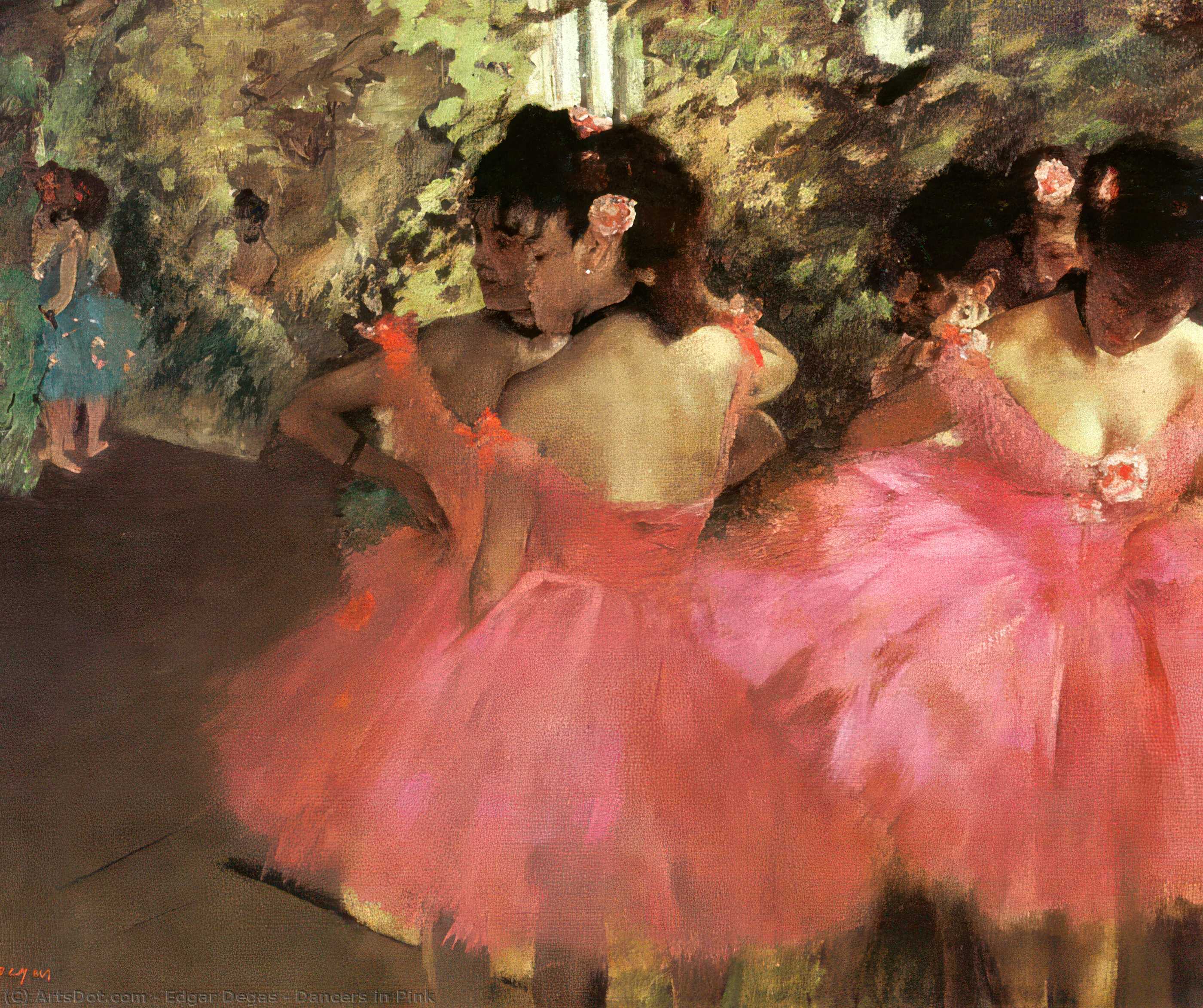Dancers In Pink — Edgar Degas