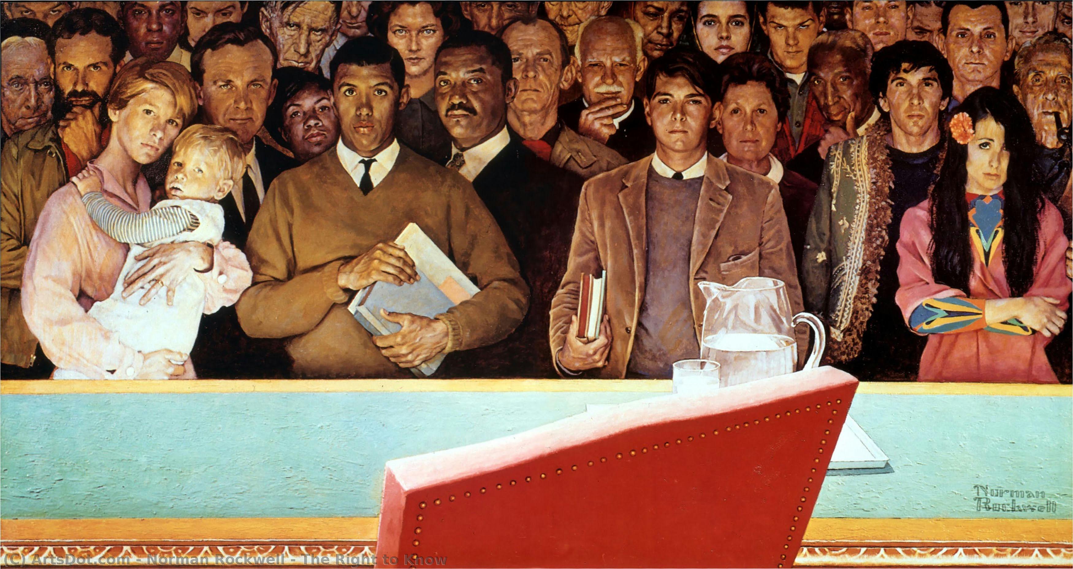 The Right To Know — Norman Rockwell
