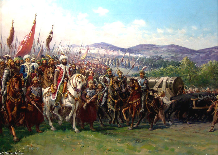 Mehmet Ii Conquering Constantinople — Fausto Zonaro
