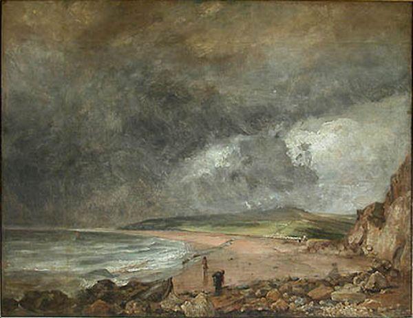 Weymouth Bay Mit Approaching Storm — John Constable