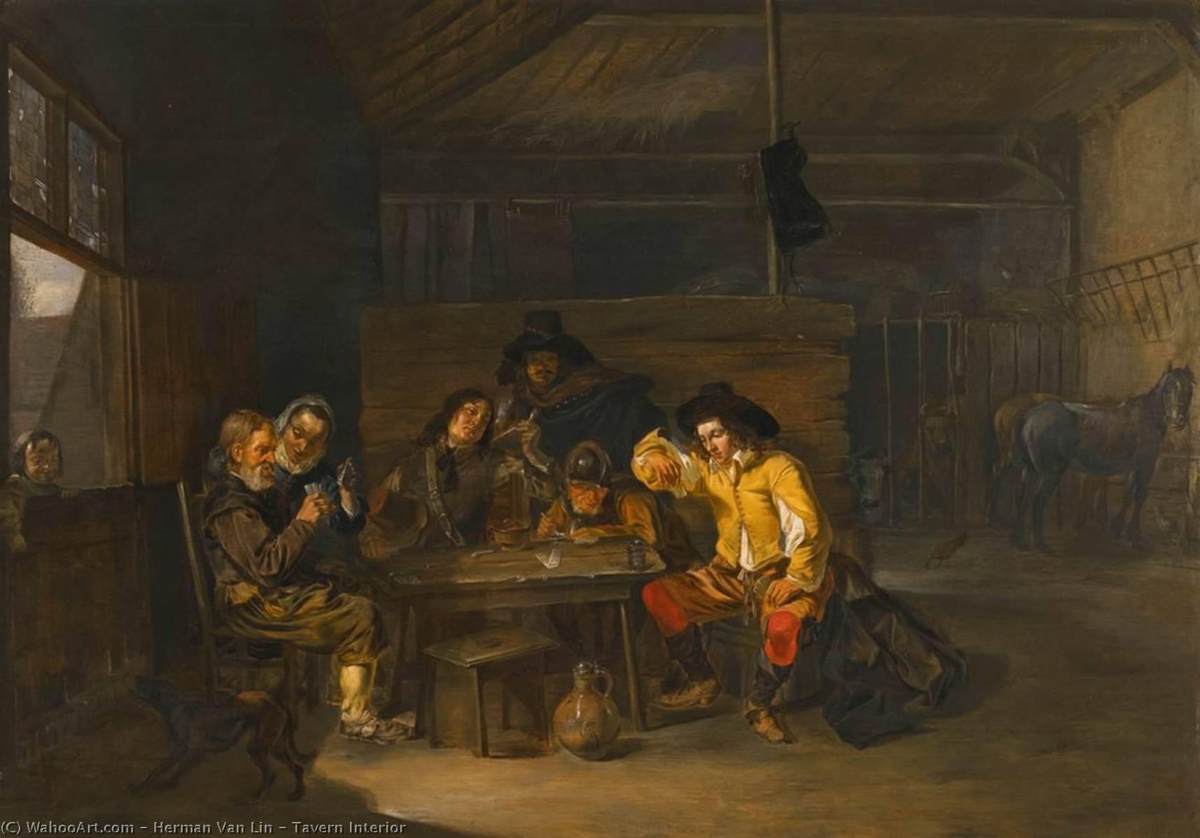 Tavern Interior — Herman Van Lin