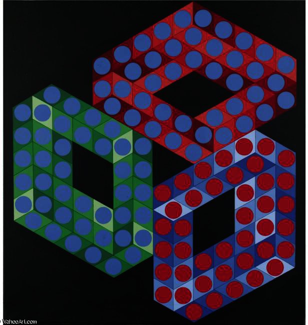 Oslop-x-2 — Victor Vasarely