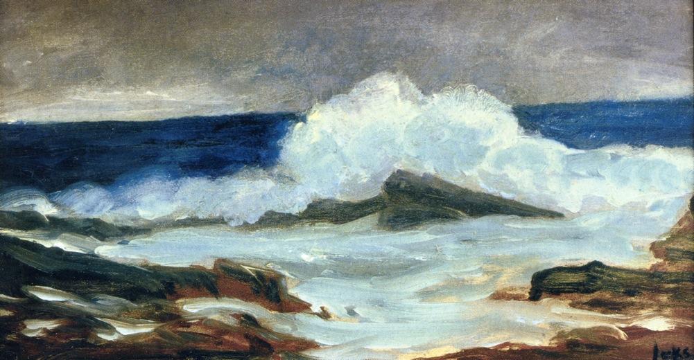 Breaking Surf — George Benjamin Luks