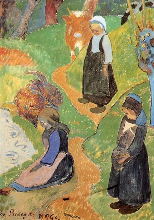 In Brittany — Paul Gauguin