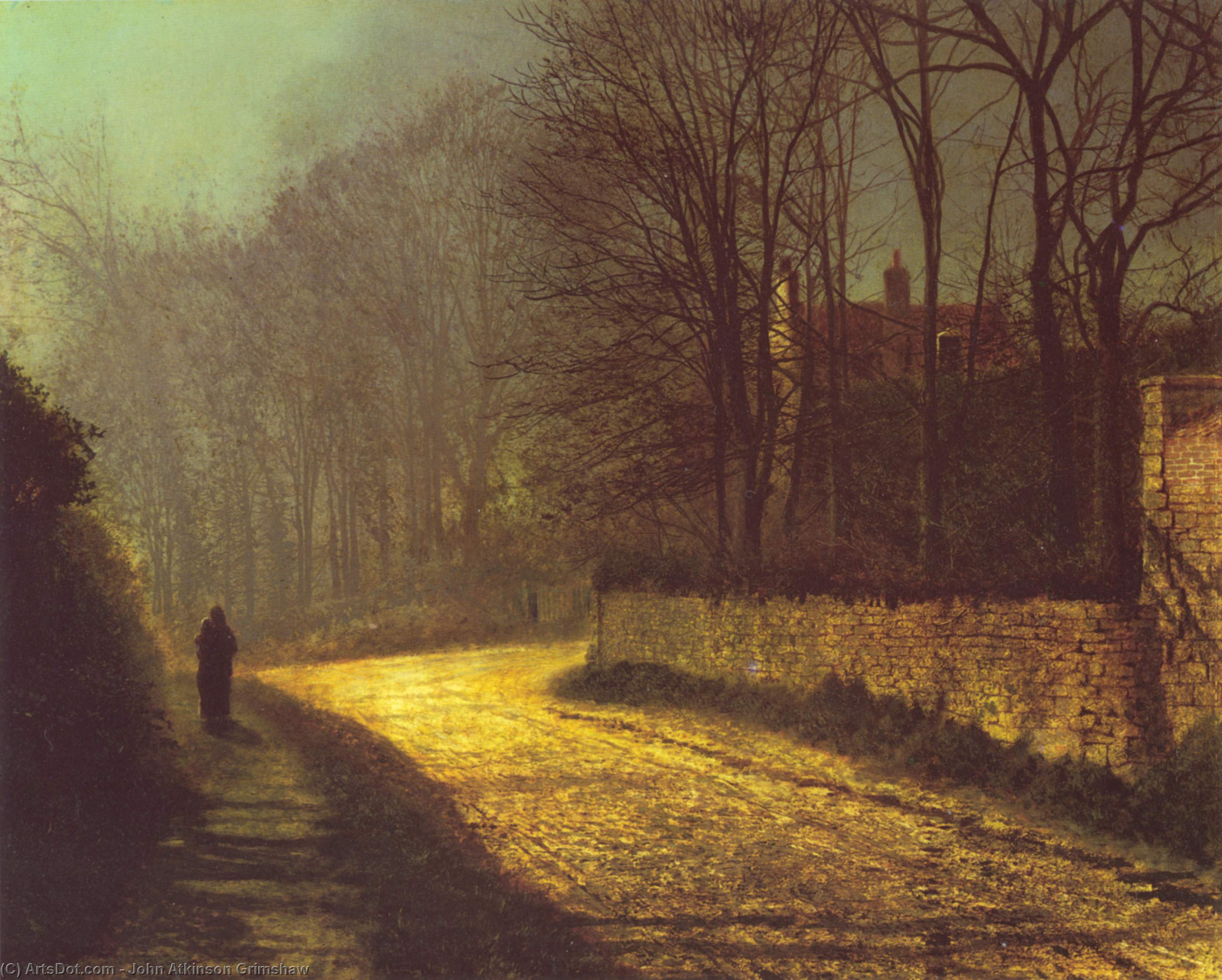 The Lovers — John Atkinson Grimshaw