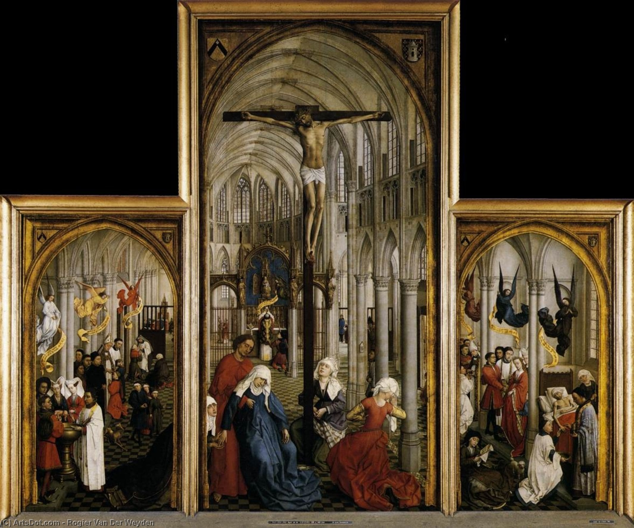 Sette Sacramenti Altare — Rogier Van Der Weyden