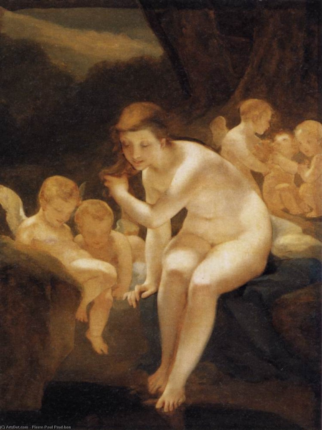 Venus Bathing — Pierre-paul Prud’hon