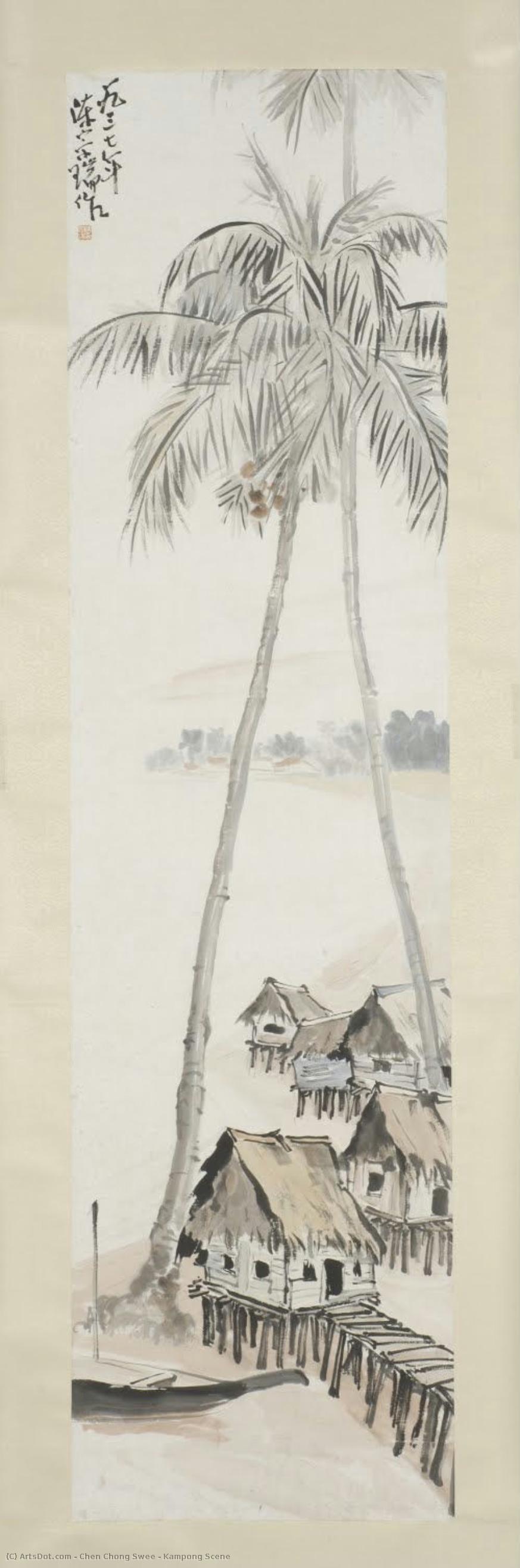 Kampong Scene — Chen Chong Swee