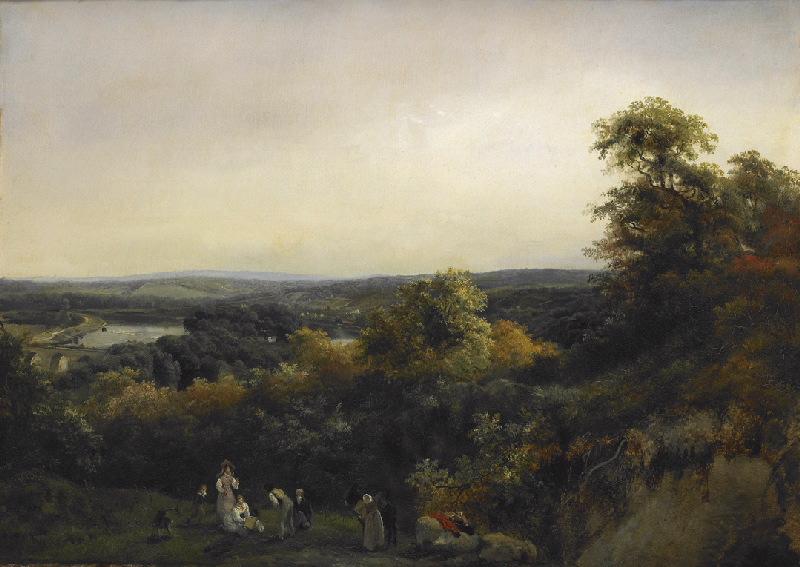 Vue Prise De La Rive De St Cloud — André Jolivard