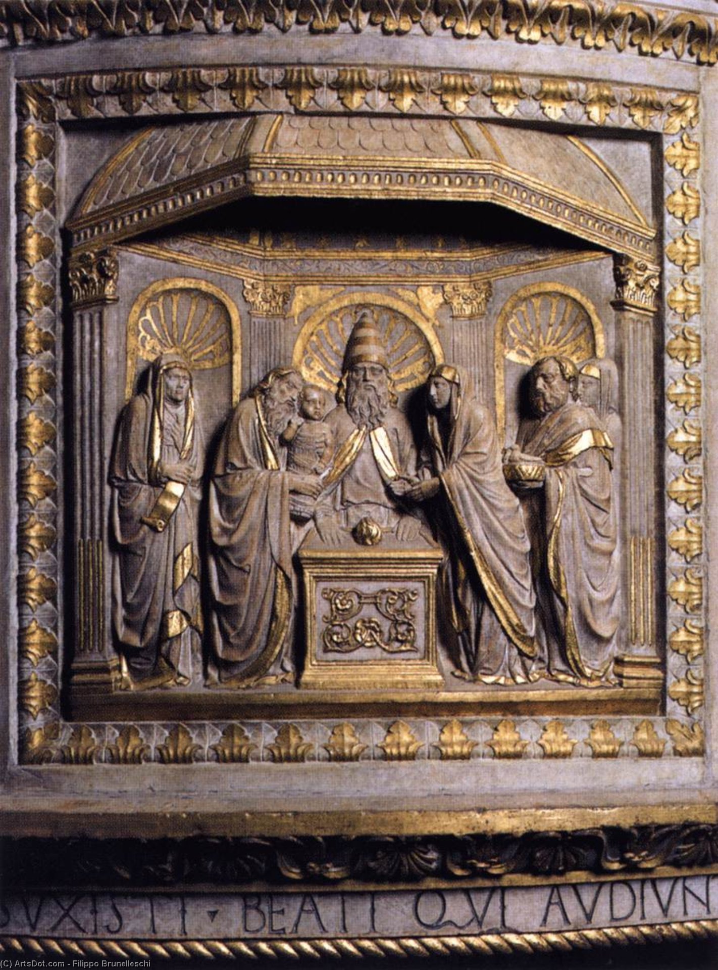 Pulpit (detail) — Filippo Brunelleschi