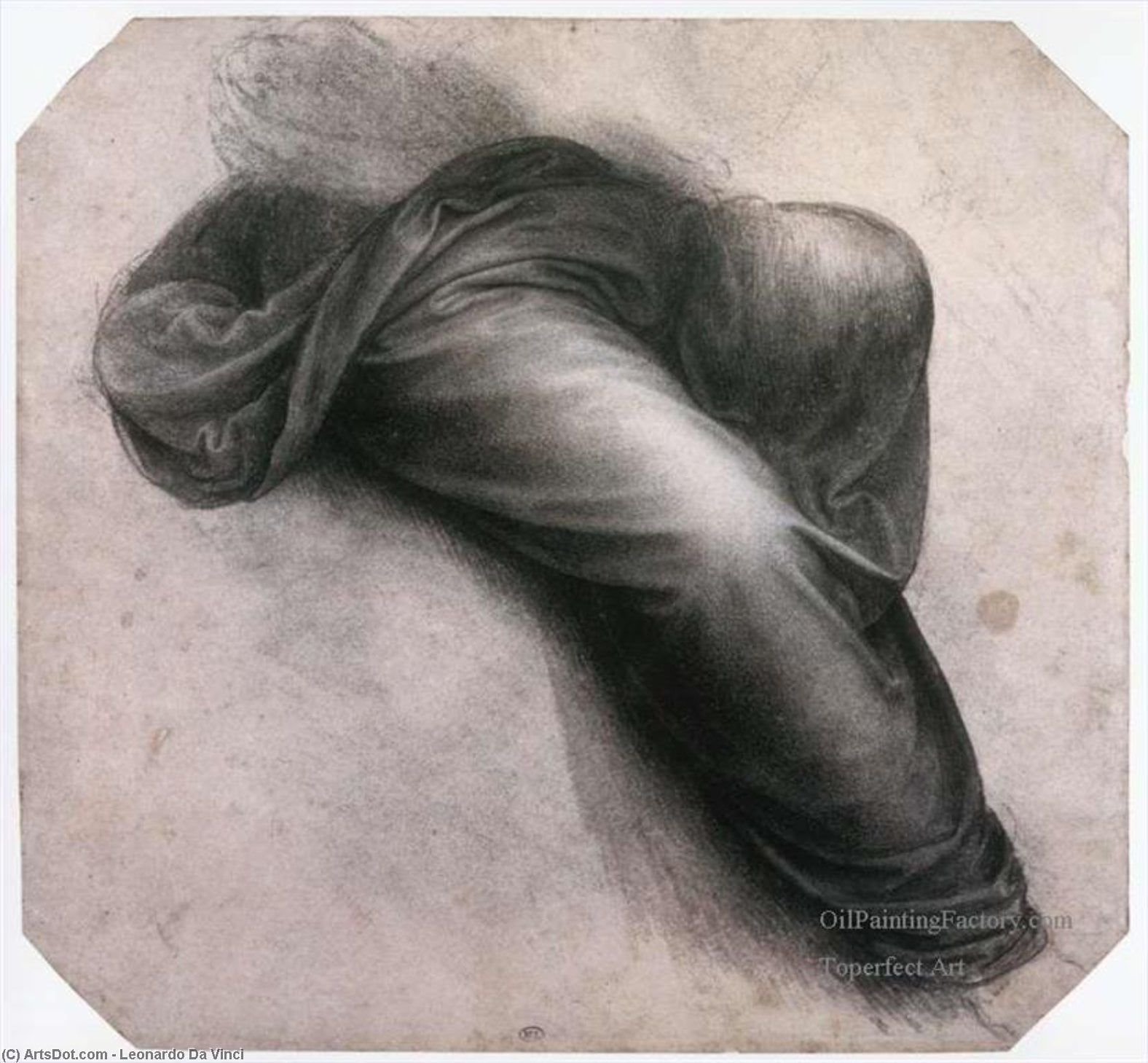 Изумрудная Madonna (study For Madonna And Child With St Anne) — Леонардо Да Винчи
