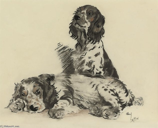 Tortoiseshell Spaniels — Beatrice Parsons
