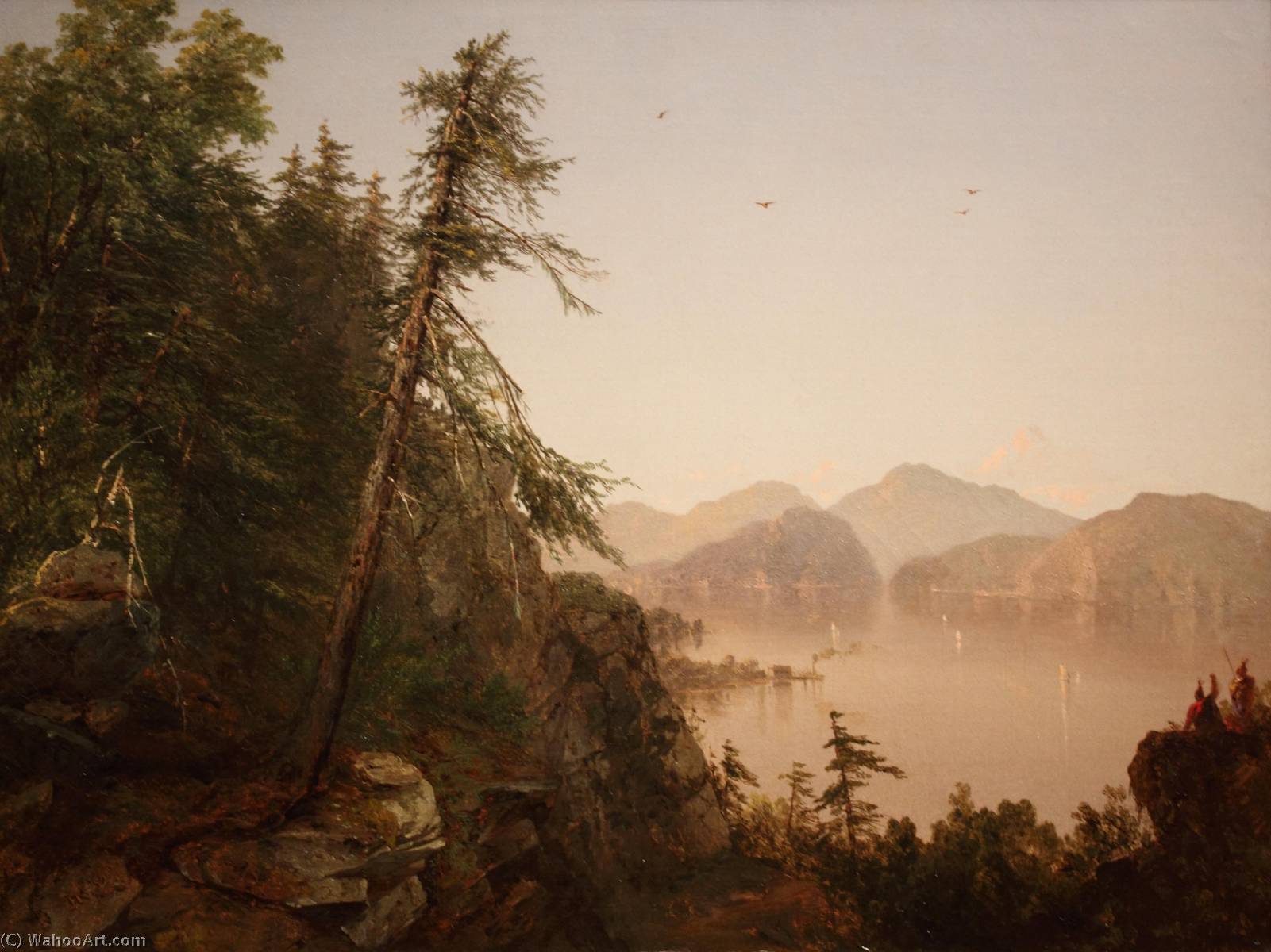 Along The Hudson — John Frederick Kensett