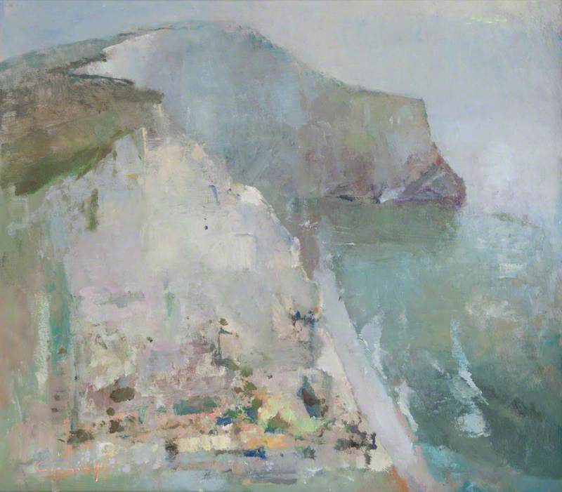 View Of The Isle Of Wight From Freshwater Bay, Looking South East — Frederick Cuming