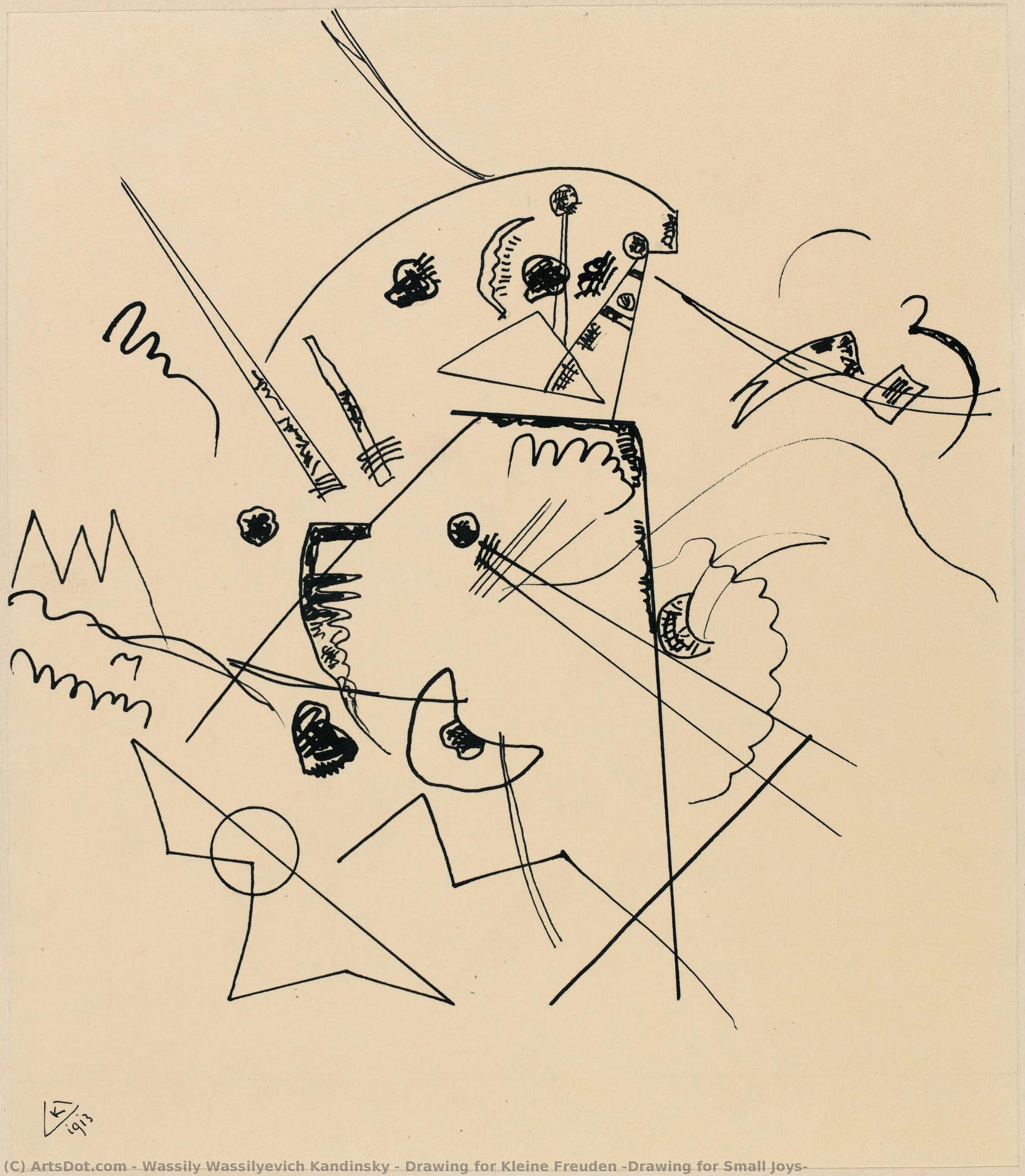 Tegning Til Små Glæder — Wassily Wassilyevich Kandinsky