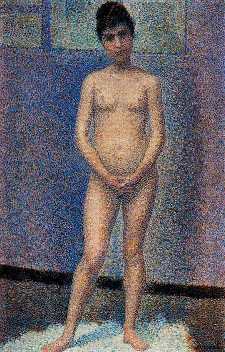 Modelo De Frente — Georges Pierre Seurat