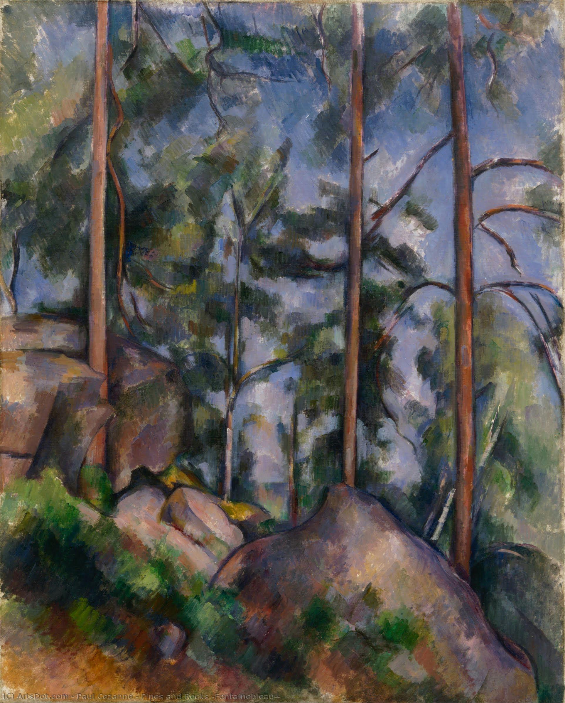 Pinheiros E Rochas (fontainebleau?) — Paul Cézanne