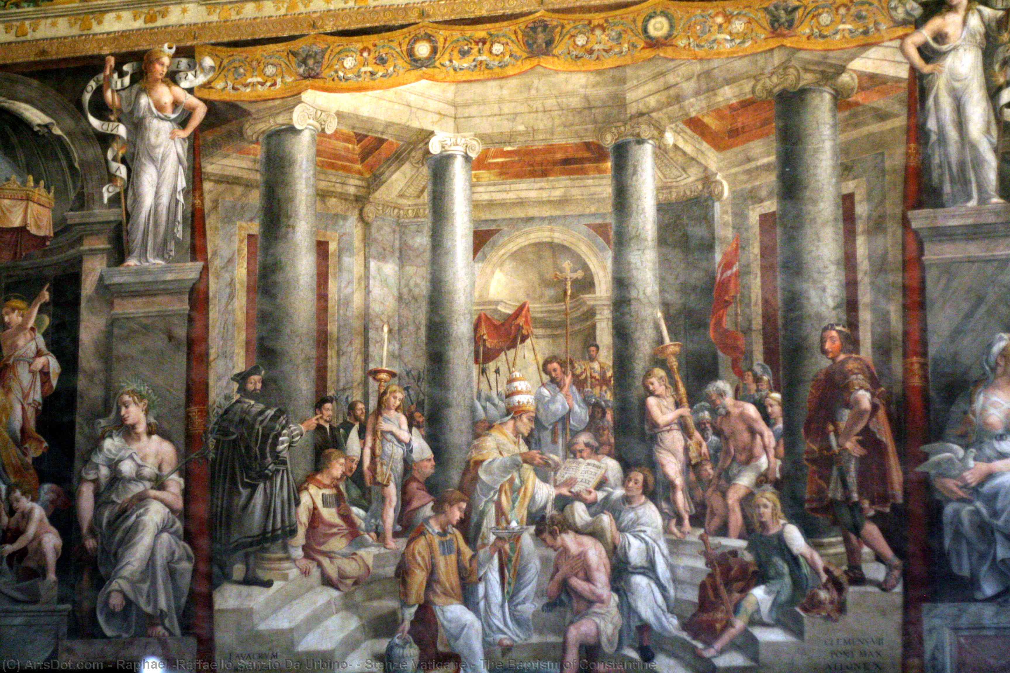 Stanze Vaticane - The Baptism Of Constantine — Raffaello