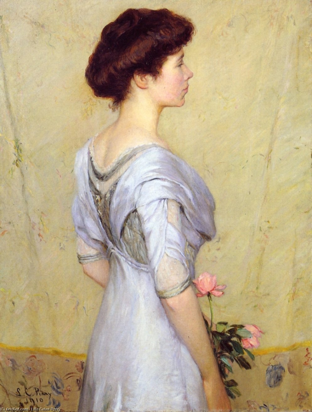 The Pink Rose — Lilla Cabot Perry