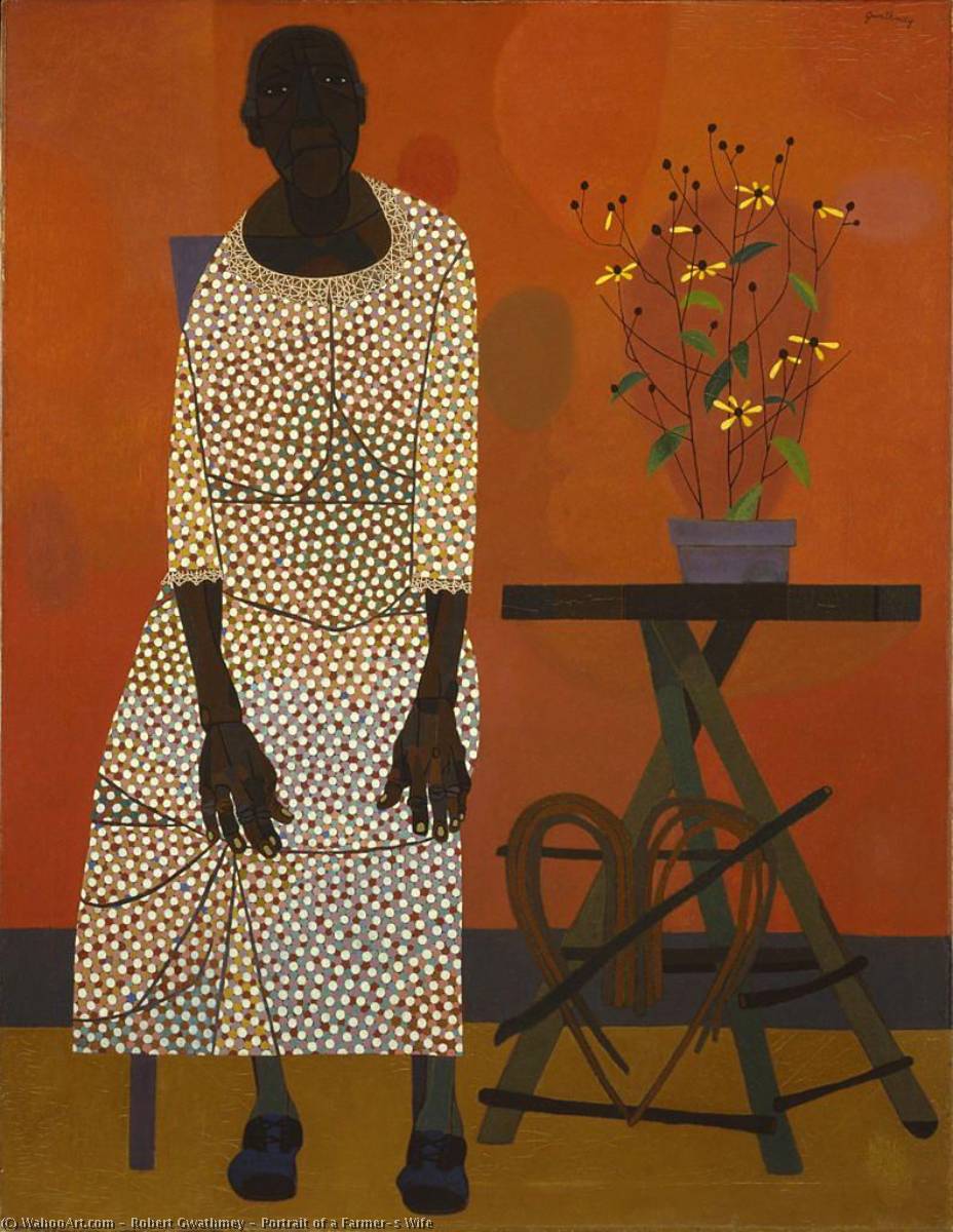 Portrait Of A Farmer's Wife — Robert Gwathmey