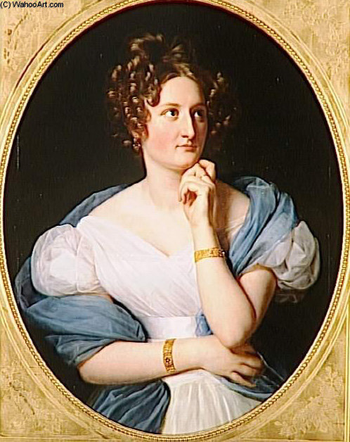 Delphine De Girardin — Louis Hersent