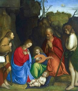 The Adoration Of The Shepherds — Giovanni Agostino Da Lodi