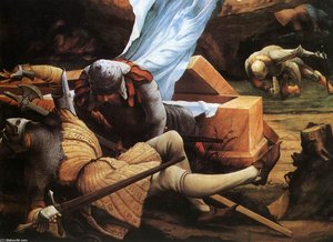 The Resurrection (detail) — Matthias Grünewald