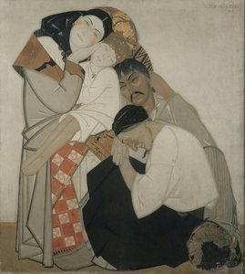 Family. The central part of triptych “Life”