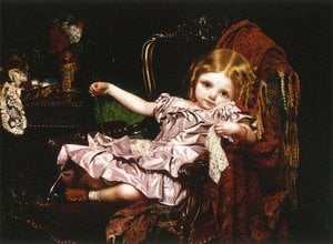 The Lace Handkerchief — Sophie Gengembre Anderson