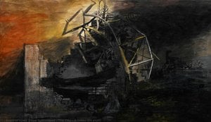 The City : A Fallen Lift Shaft — Irene Sutherland
