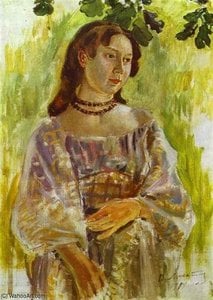Young Girl With A Necklace — Victor Borisov Mtov