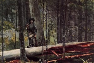 Hunter In The Adirondacks — Winslow Homer