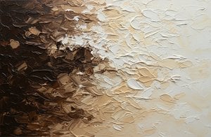 Emergencia De Luz: Un Estudio Monumental En Impasto Escultórico De Tierra De Sombra Y Crema — David Moreau