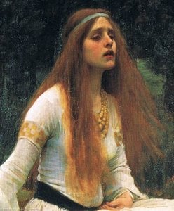 The Lady of Shalott (detail-top)