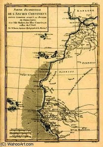West Coast of Africa, from Lisbon to Sierra Leone, from 'Atlas de Toutes les Parties Connues du Glob