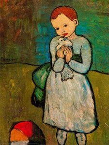 Enfant Avec Un Pigeon — Pablo Picasso
