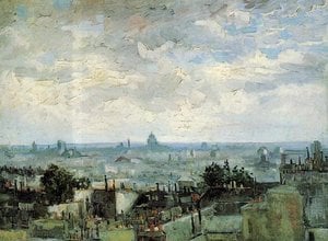 Veduta Dei Tetti Di Parigi — Vincent Willem Van Gogh