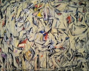 Grabung — Willem De Kooning, Abstrakter Expressionismus