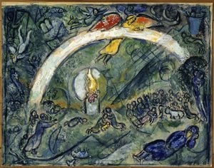 Noah And The Rainbow (16) — マルク・シャガール, Surrealism