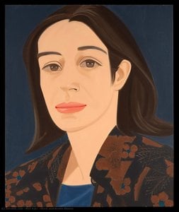 Black And Brown Blouse — Alex Katz