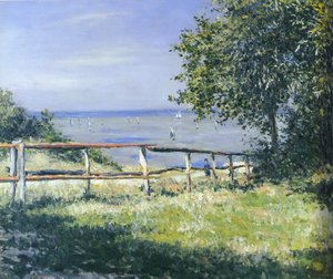 View Of The Sea At Trouville — Gustave Caillebotte