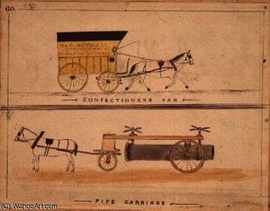 Confectioner's Van and the Pipe Carriages