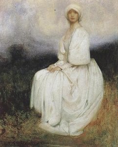 The Girl In White — Arthur Hacker