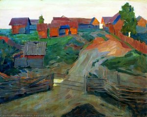 Entrance To The Village — Isaak Ilyich Levitan