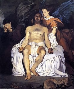 Il Cristo Morto E Gli Angeli — Édouard Manet