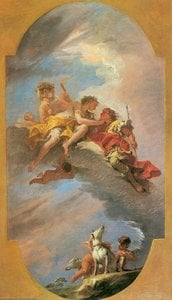 Venus And Adonis — Sebastiano Ricci