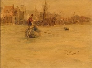 Harbor Scene — Wilhelm Schreuer