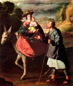 La Fuga In Egitto — Francisco De Zurbarán