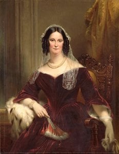 Dieuwke Fontein (1800-79), Second Wife (married 1834) Of Adriaan Van Der Hoop, Jan Adam Kruseman, 1844 — Jan Adam Kruseman